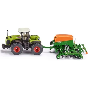 Siku Traktor se secím přívěsem 1:87