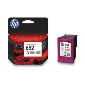Cartridge HP 652, 200 stran, CMY (F6V24AE) Tříbarevná inkoustová náplň HP F6V24AE, No.652 je kompatibilní s tiskárnami HP DeskJet Ink Advantage 1115,