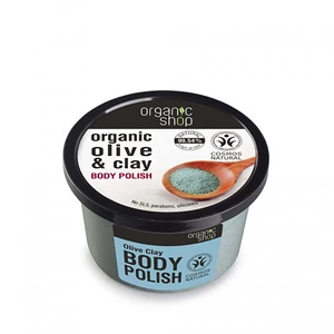 Organic Shop Tělový peeling Olivy a jíl (Body Polish) 250 ml