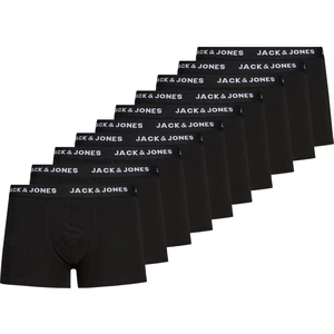 10PACK Men's Jack and Jones Boxer Shorts - Black