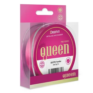Delphin vlasec queen feeder ružový - priemer 0,28 mm / nosnosť 5,9 kg / návin 300 m