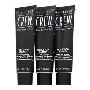 American Crew Classic farba na vlasy pre šedivé vlasy odtieň 7-8 Light 3x40 ml