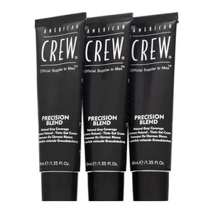 American Crew Precision Blend Natural Gray Coverage farba do włosów dla mężczyzn Light Blond 7-8 3 x 40 ml