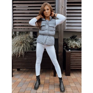Women's vest LOPEZ light gray Dstreet TY2279