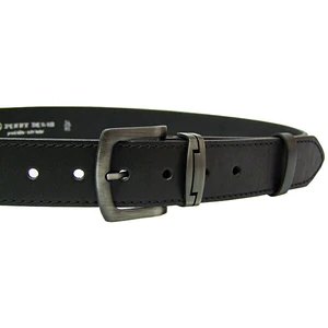 Penny Belts Pánský kožený opasek 9-1-60 black 105 cm