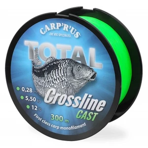 Carp´r´us vlasec total crossline cast green 300 m - průměr 0,25 mm / nosnost 4,5 kg