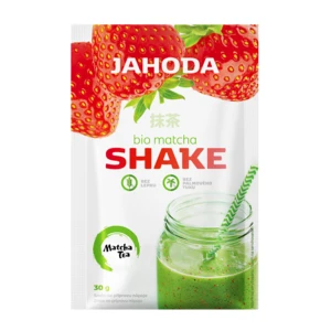 Matcha tea Shake BIO 30 g Jahoda