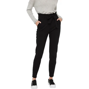 Vero Moda Dámské kalhoty VMEVA Relaxed Fit 10205932 Black M/30