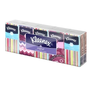 Kleenex Original Family papírové kapesníky 10x10 ks
