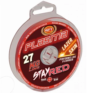 Wft šňůra kg plasma stay red 150 m - 0,12 mm 14 kg