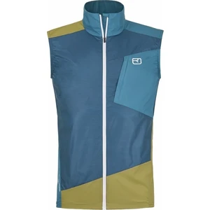 Ortovox Windbreaker Vest M Petrol Blue M Chaleco para exteriores