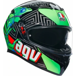 AGV K3 Kamaleon Black/Red/Green M Casco