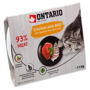 Vanička Ontario Chicken & Beef with Taurine 115g