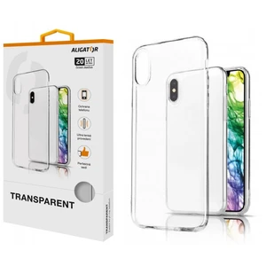 Silikonové pouzdro TRANSPARENT ALIGATOR pro Motorola Moto E20