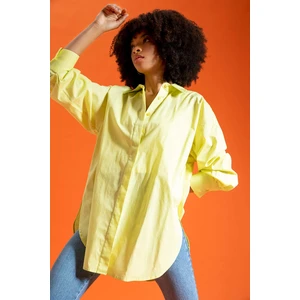 DEFACTO Oversized Fit Poplin Shirt