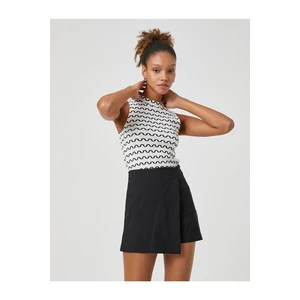 Koton Ribbed Stand-Up Athlete, Sleeveless