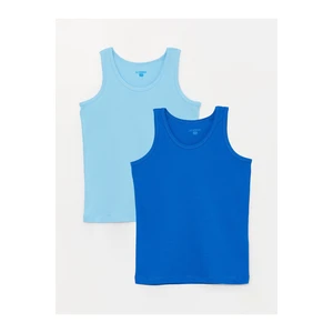 LC Waikiki Crew Neck Basic Boy Undershirt 2 Pair