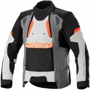 Alpinestars Halo Drystar Jacket Dark Gray/Ice Gray/Black L Textilní bunda