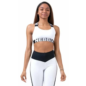 NEBBIA Power Your Hero iconic sports bra white