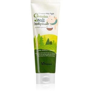 Elizavecca Milky Piggy Greentea Salt Body Scrub čistiaci telový peeling so zeleným čajom 300 ml