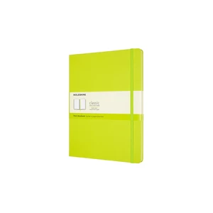 MOLESKINE Zápisník tvrdý žlutozelený čistý XL