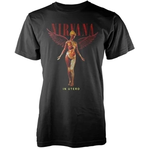Nirvana In Utero Schwarz L Musik T-Shirt