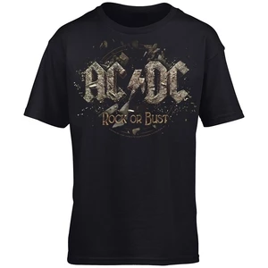 AC/DC Rock Or Bust Negru 9 - 10 ani Tricou cu temă muzicală