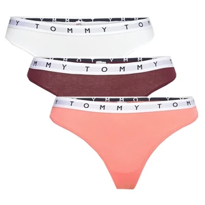 Tommy Hilfiger 3 PACK - dámská tanga UW0UW02521-0V4 XL