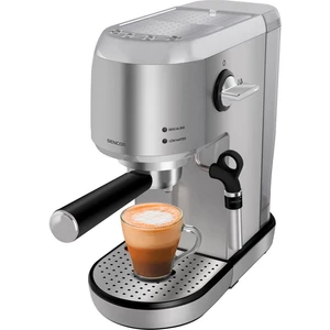 Espresso Sencor SES 4900SS strieborné pákový kávovar • tlak čerpadla 20 barov • príkon 1 400 W • zásobník na vodu 1,5 l • parná tryska s otočným mecha