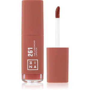 3INA The Longwear Lipstick dlouhotrvající tekutá rtěnka odstín 261 - Dark nude 6 ml