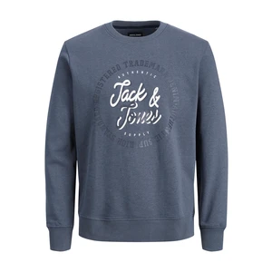 Jack&Jones Pánská mikina JJSTAMP Regular Fit 12211549 Ombre Blue S