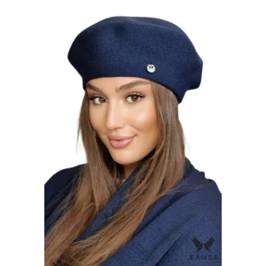 Kamea Woman's Beret K.22.036.12 Navy Blue