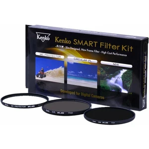 Kenko Smart Filter 3-Kit Protect/CPL/ND8 67mm Filtre d'objectif