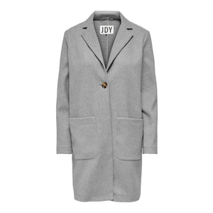 Jacqueline de Yong Dámsky kabát JDYHARMONY 15247078 Light Grey Melange M