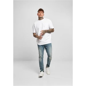 Slim Fit Drawstring Jeans Mid Heavy Destroyed Washed 30/32