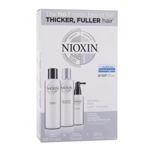 Nioxin System 1 darčeková kazeta šampón 150 ml + kondicionér 150 ml + vlasová starostlivosť 50 ml pre ženy na jemné vlasy