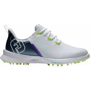 Footjoy FJ Fuel Sport Womens Golf Shoes White/Pink/Blue 42