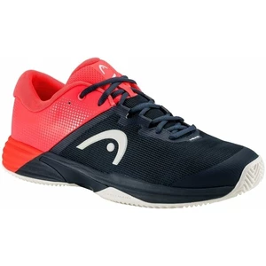 Head Revolt Evo 2.0 Clay Men Blueberry/Fiery Coral 42,5 Férfi tenisz cipők