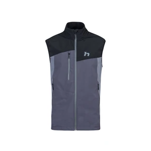 Hannah Carsten Vest Pánská softshellová vesta 10028956HHX anthracite/stormy weather S