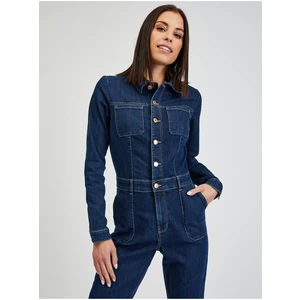 Orsay Dark blue Womens Denim Overall - Women