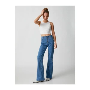 Koton Wide Leg Jeans High Waist- Victorian Slim Jeans