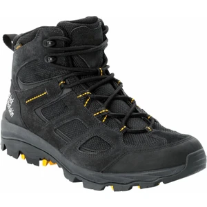 Jack Wolfskin Pánske outdoorové topánky Vojo 3 Texapore Mid M Black/Burly Yellow 41