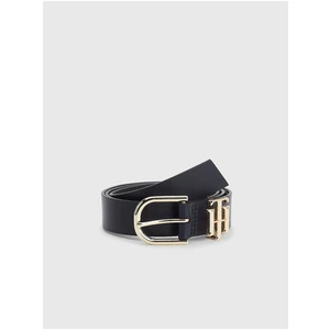 Dark blue women's leather belt Tommy Hilfiger - Women