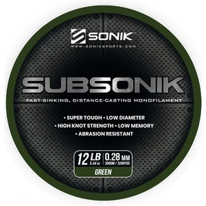 Sonik vlasec subsonik green 3000 m - 0,28 mm 5,44 kg