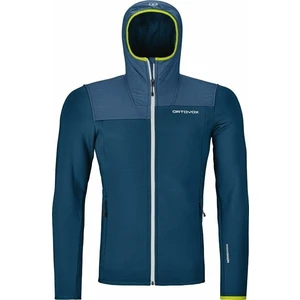 Ortovox Fleece Plus Hoody M Petrol Blue M Sudadera con capucha para exteriores