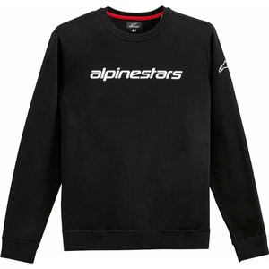 Alpinestars Linear Crew Fleece Black/White 2XL Mikina