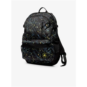 Black patterned backpack Converse - Men