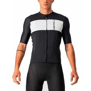 Castelli Prologo 7 Jersey Light Black/Silver Gray-Ivory 3XL