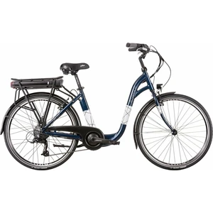 DEMA E-Silence Blue/White Bicicletta elettrica da Trekking / City