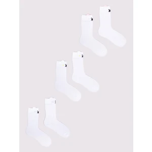 Yoclub Kids's 3Pack Girl's Knee-High Socks SKA-0097G-AA0B